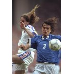Italy 1996 Maldini #3 EURO Awaykit Nameset Printing 