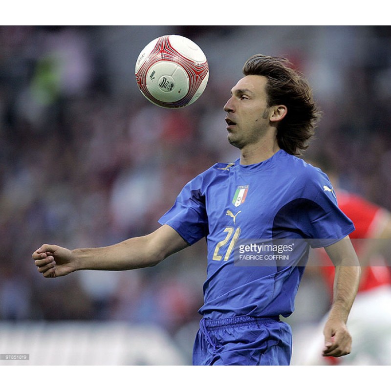 Materazzi #23 World Cup 2006 Italy Homekit Nameset Printing 