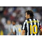 Juventus 2010-2012 Del Piero #10 Homekit Nameset Printing 