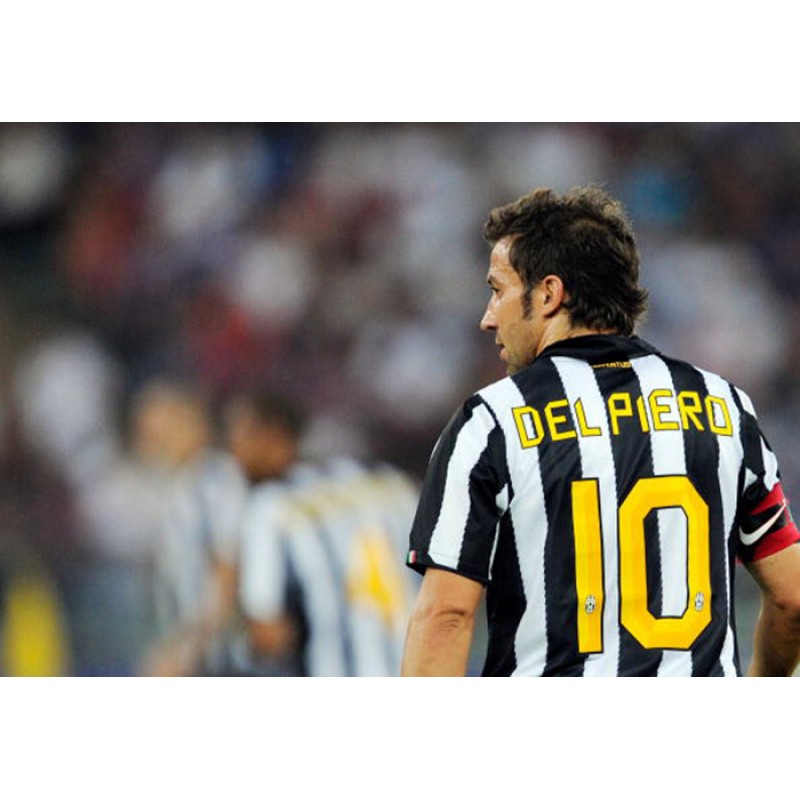 Juventus Del Piero #10 2008-2010 Homekit Nameset Printing 