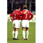 Manchester United 1999-2002 Beckham #7 Champions League Homekit Nameset Printing 