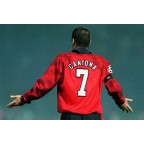 Manchester United 1996-1997 Cantona #7 Homekit Nameset Printing