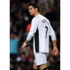 Manchester United 2007-2008 C.Ronaldo #7 Champions League Awaykit Nameset Printing 