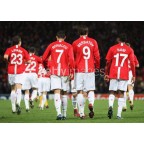 Manchester United 2008-2009 C.Ronaldo #7 Champions League Homekit Nameset Printing 
