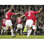 Manchester United 2004-2006 Ferdinand #5 Champions League Homekit Nameset Printing 