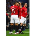Manchester United 2008-2011 Ferdinand #5 Champions League Homekit Nameset Printing 