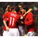 Manchester United 2002-2004 Giggs #11 Champions League Homekit Nameset Printing 