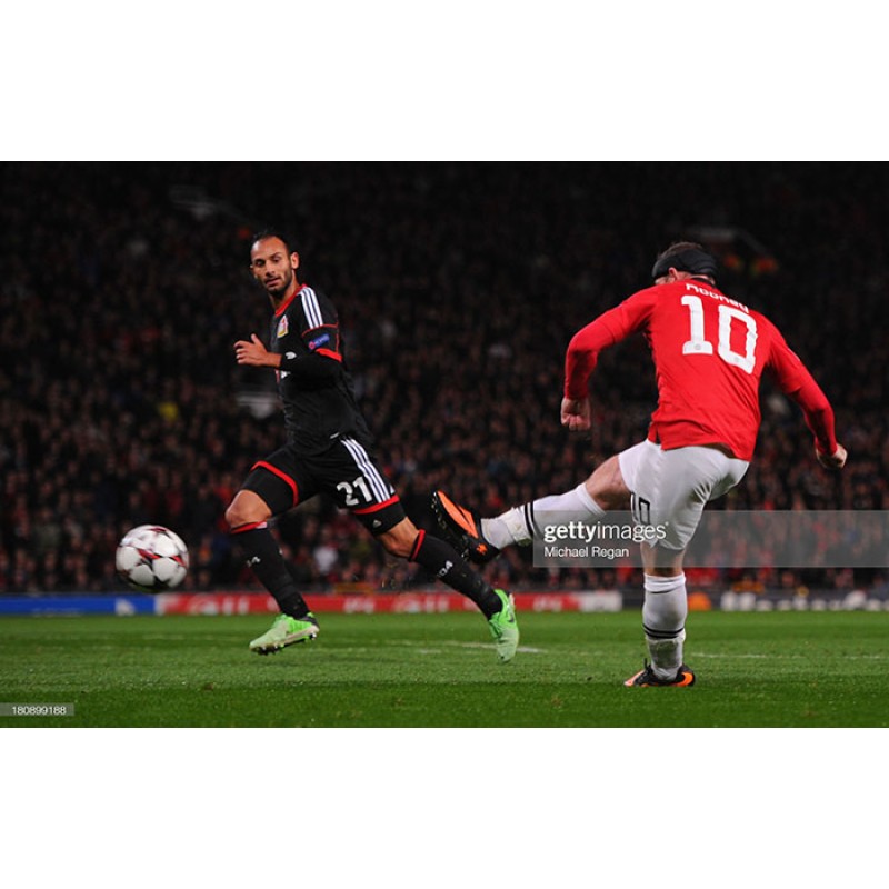 Manchester United 2013-2014 Rooney #10 Champions League Homekit Nameset Printing