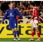 Manchester United 2005-2006 Rooney #8 Champions League Awaykit Nameset Printing 