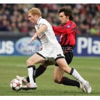 Manchester United 2002-2004 Scholes #18 Champions League Awaykit Nameset Printing 