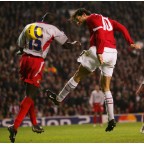 Manchester United 2004-2006 v. Nistelrooy #10 Champions League Homekit Nameset Printing 