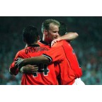 Netherlands 1998 Bergkamp #8 World Cup Homekit Nameset Printing 