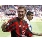 Italian League Toppa Coppa Italia 2003-2004 AC Milan Sleeve Soccer Plastic Patch / Badge