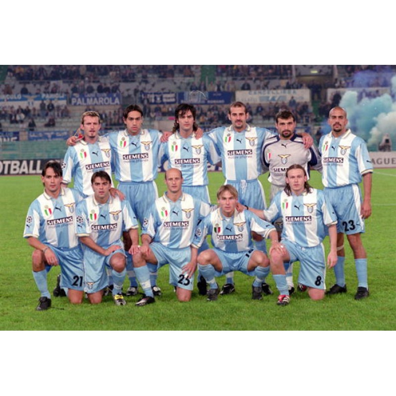 Italian League Scudetto 2000-2001 Lazio & 2001-2002 Roma Soccer Patch / Badge