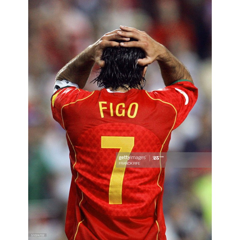 Portugal 2004 Figo #7 EURO Homekit Nameset Printing