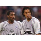 PSG 2001-2002 Ronaldinho #21 Awaykit Nameset Printing 