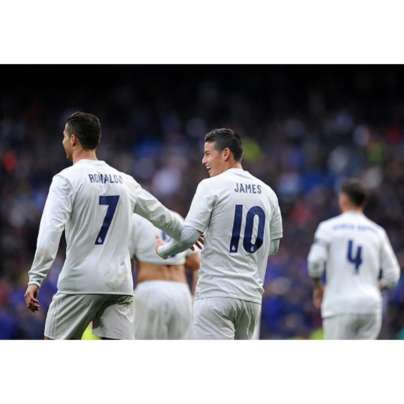 Real Madrid 15/16 #10 JAMES Homekit Nameset Printing