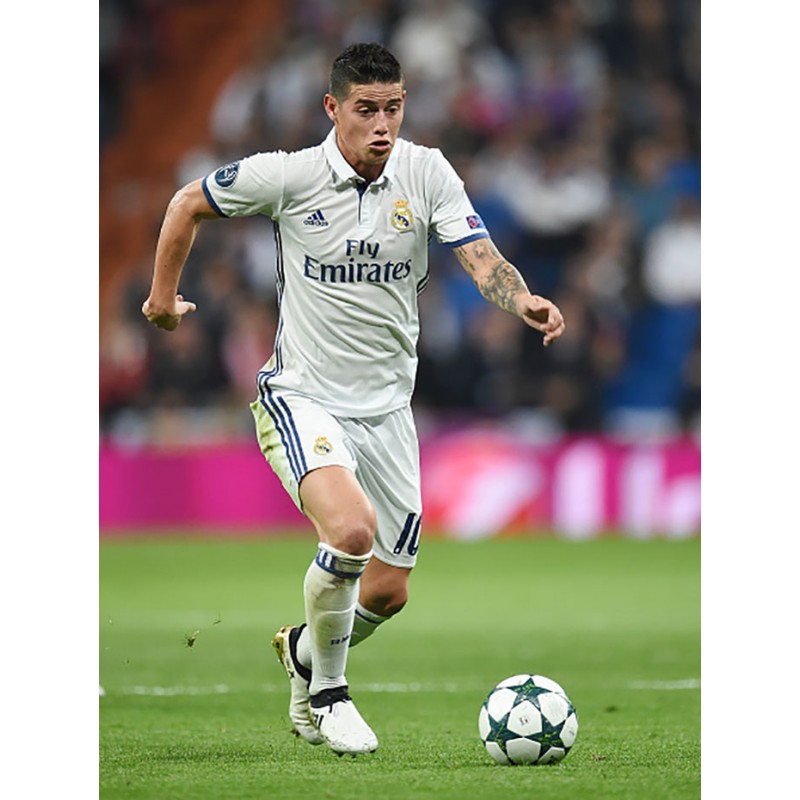 James #10 2016-2017 Real Madrid Homekit Nameset Printing 