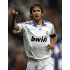 Real Madrid 2007-2008 Raul #7 Homekit Nameset Printing