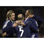 Real Madrid 2005-2006 Zidane #5 Awaykit Nameset Printing 
