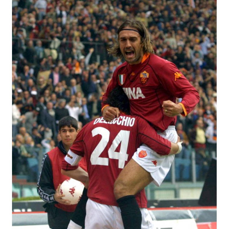 Roma 2001-2002 Batistuta #20 Homekit Nameset Printing